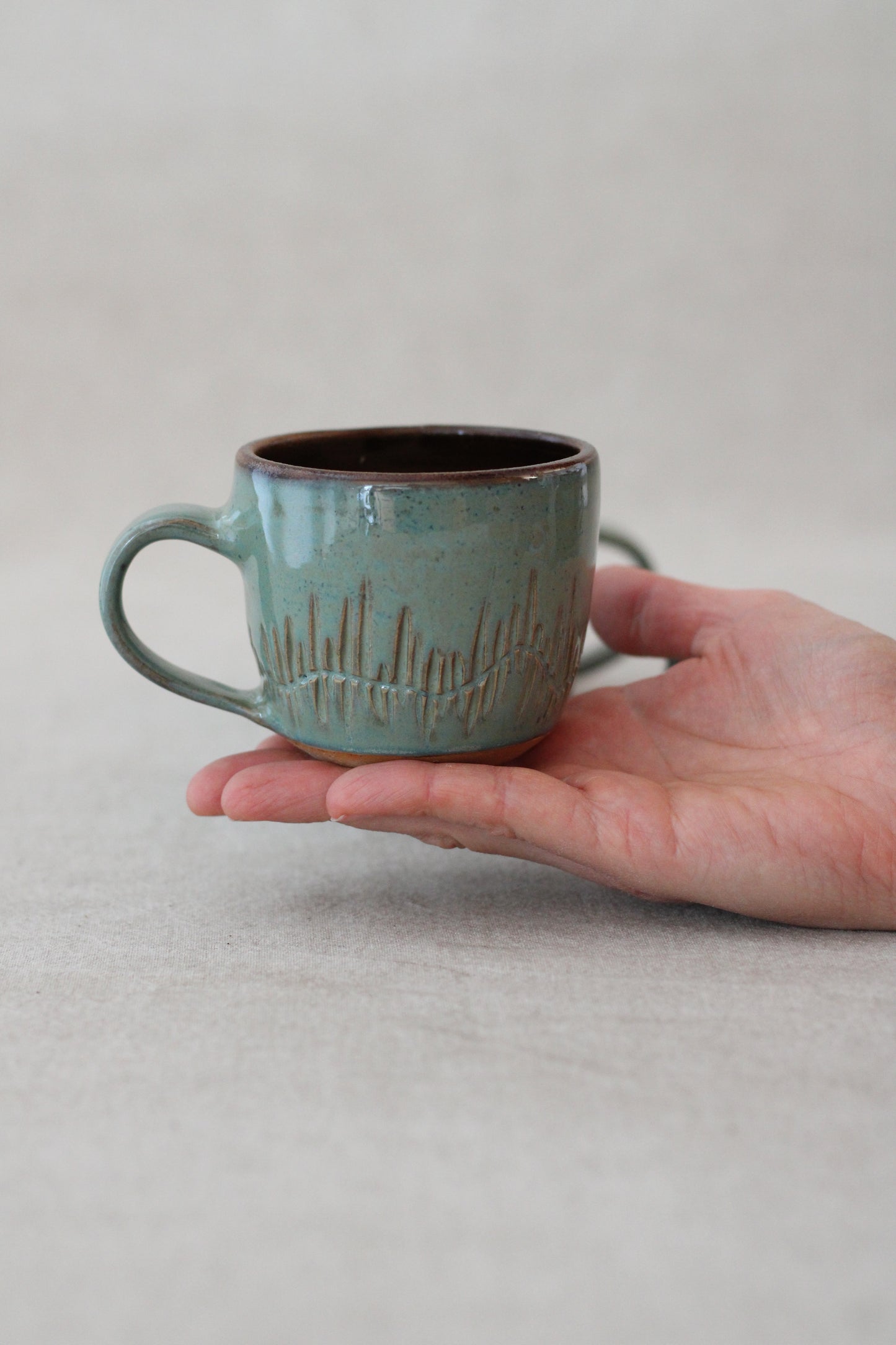 Cup Glacier with handle