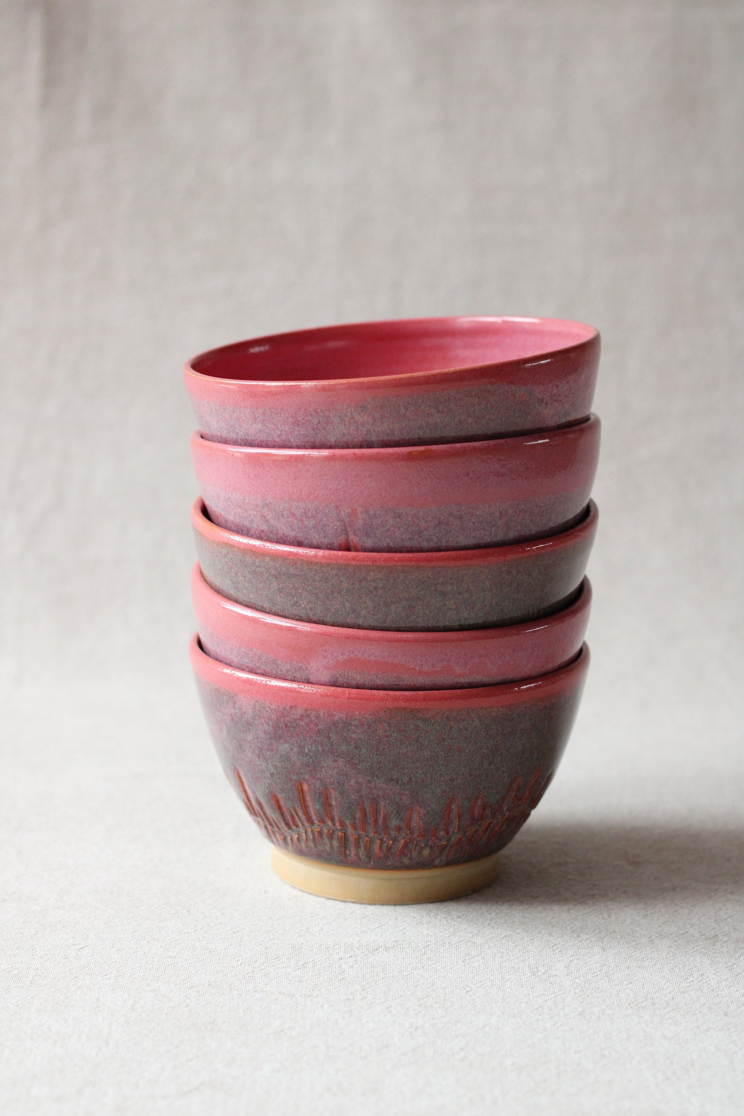 Soup Bowl Pink Sky, medium