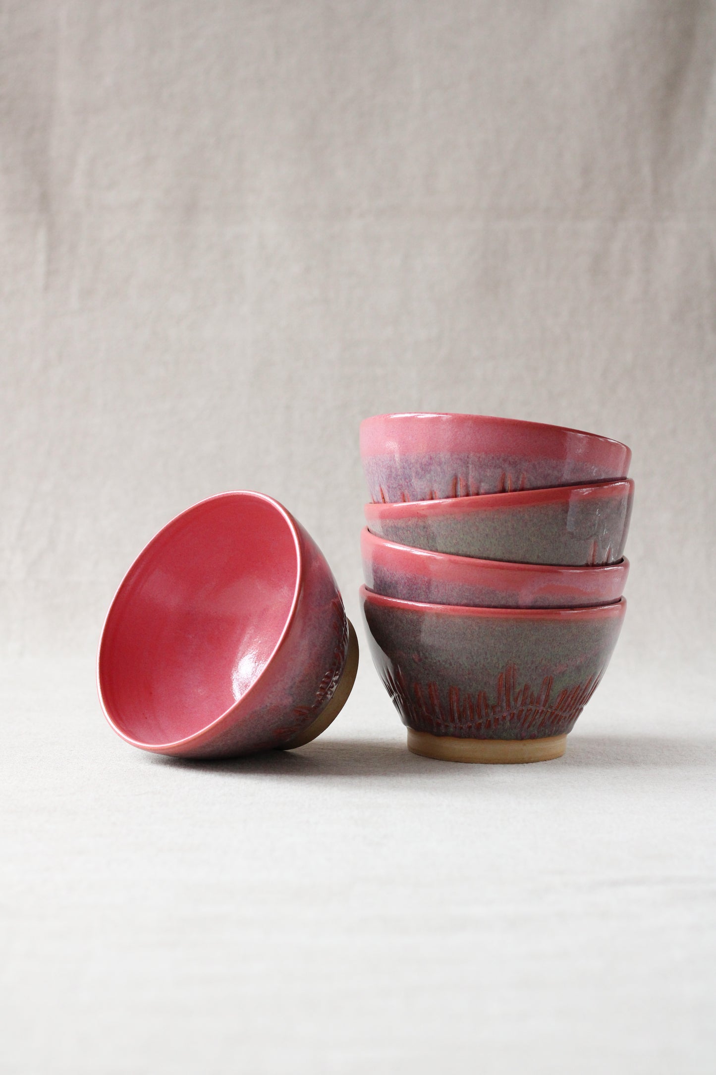 Soup Bowl Pink Sky, medium